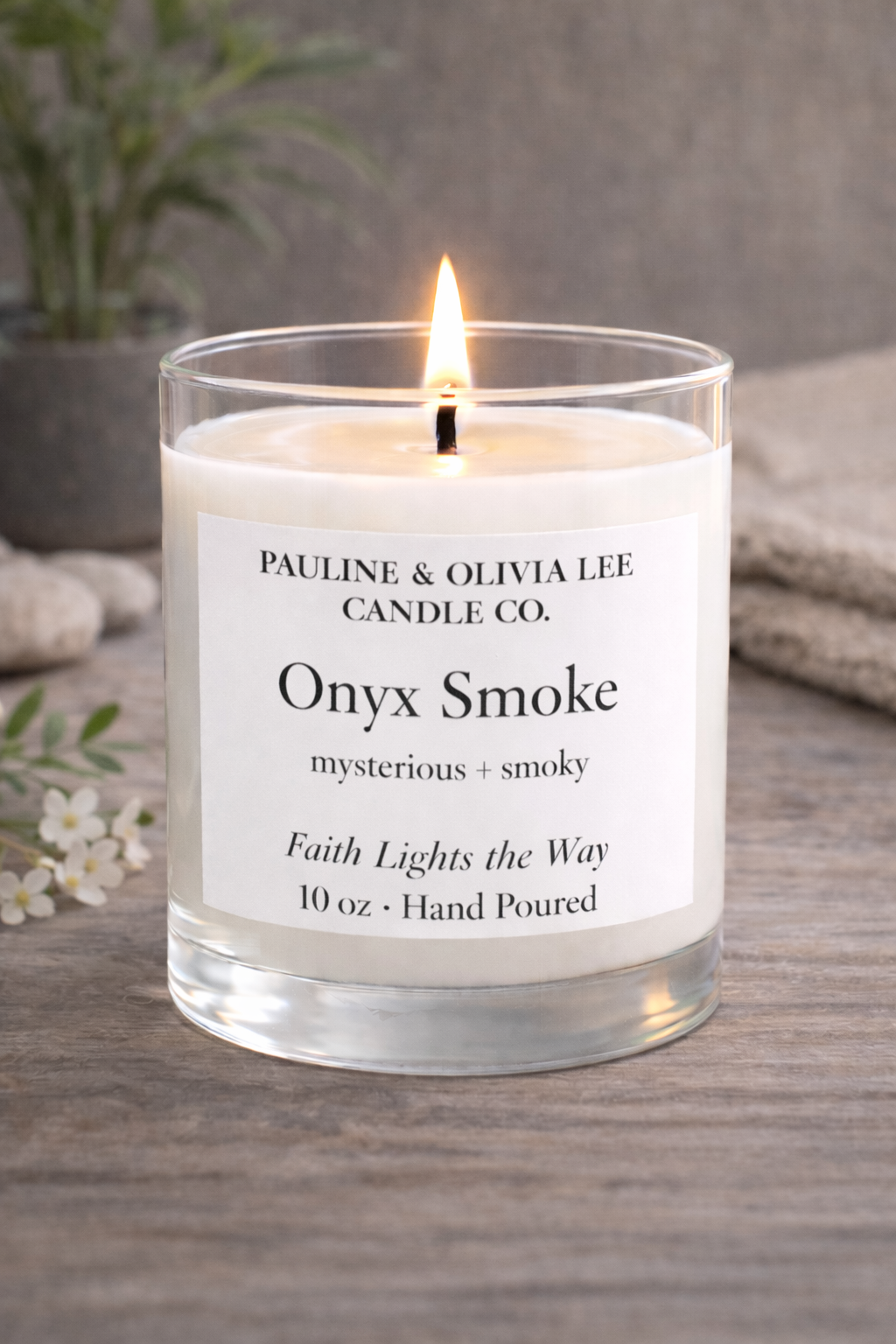Onyx Smoke • 10 oz Artisan Candle