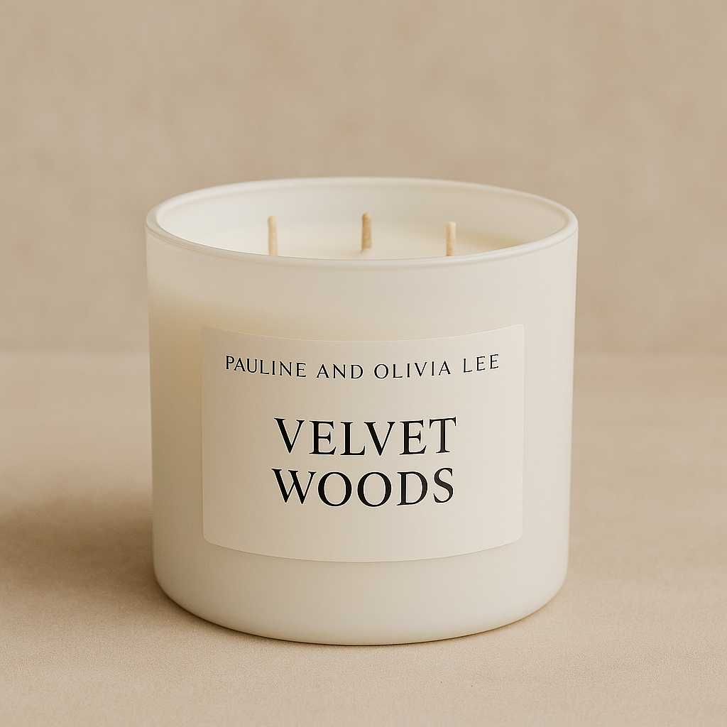 Luxury 3-Wick Candle Clear Jar – Bold Glow. Beautiful Presence