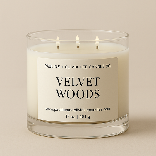 Luxury 3-Wick Candle Clear Jar – Bold Glow. Beautiful Presence